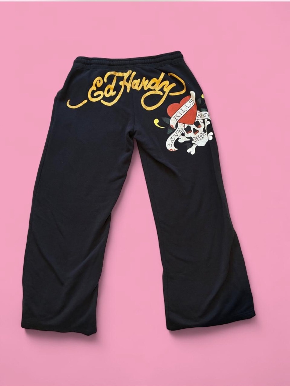 ☠️Ed Hardy black sweatpants ☠️